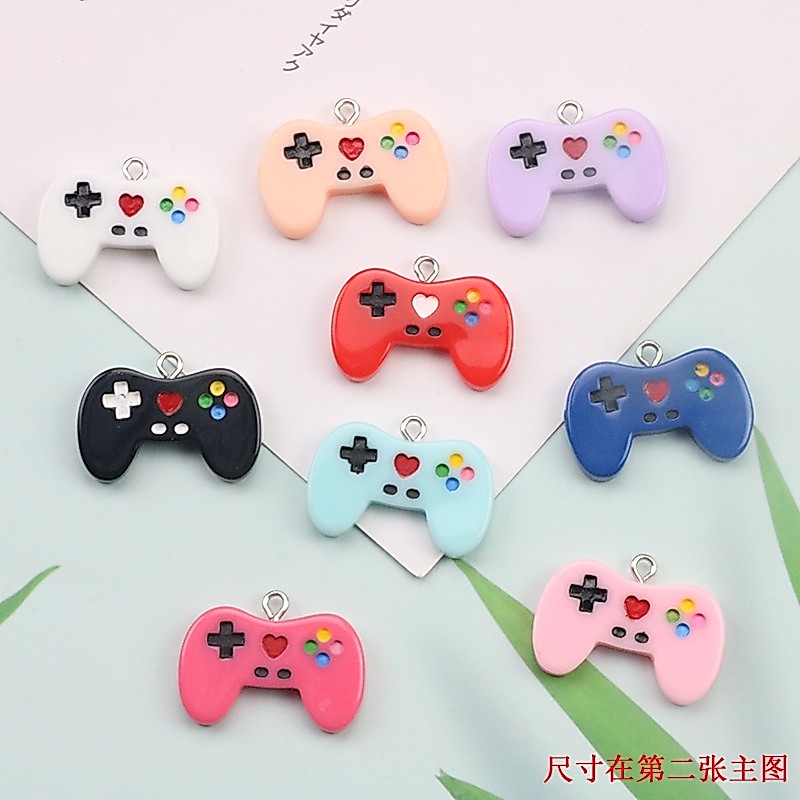 จี้เรซิ่น รูปเกมคอนโซล ขนาดเล็ก แฮนด์เมด สําหรับทําเครื่องประดับ ต่างหู สร้อยคอ แฮนด์เมด DIY