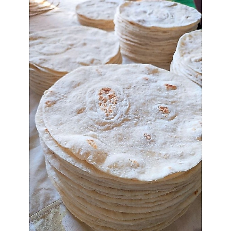 แผ่นแป้งเคบับ ขนาด 8" จำนวน 10 แผ่น (kebab bread/flat bread/lavash 8" for 10 pieces)