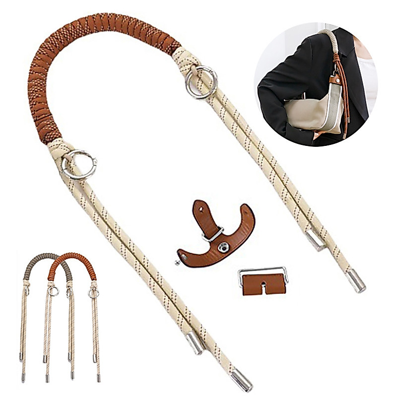 HERMES แฟชั่นใหม่ถักกระเป๋าสายสําหรับเฮอร์มีสกล่องอาหารกลางวัน การเปลี่ยนแปลงทอกระเป๋าถือสายสากลกระเป๋าสะพายชิ้นส่วนอุปกรณ์เสริม