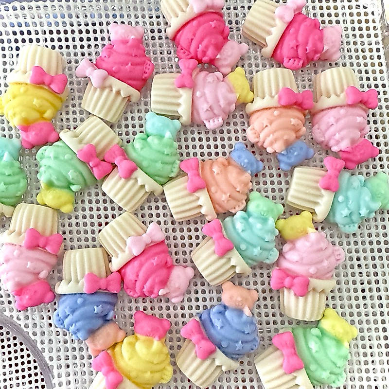 [ใหม่] Madame Sugar: น้ำตาลกัมเพสแต่งเค้ก “คัพเค้กน้องหมี” 🧁 : มาดามซูการ์