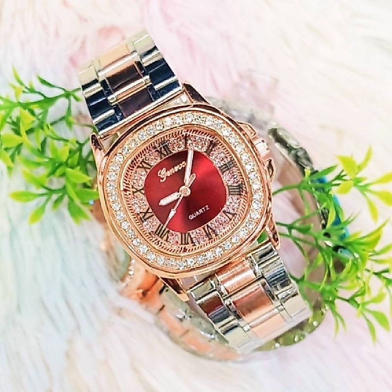 นาฬิกาGENEVA เจนนิวา ตัวใหม่ล่าสุด เเบรนด์แท้สาย 2k หน้าอย่างดี มีหลายสีให้เลือกใส่ได้ทุกวัย