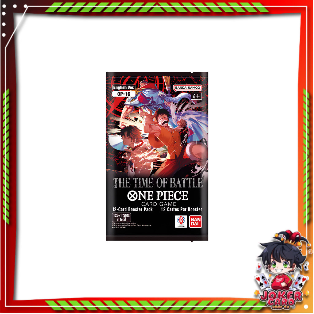 [ 1 ซอง ] O์NE PIECE CARD GAME : [ OP16 ] THE TIME OF BATTLE  BOOSTER PACK (p3)