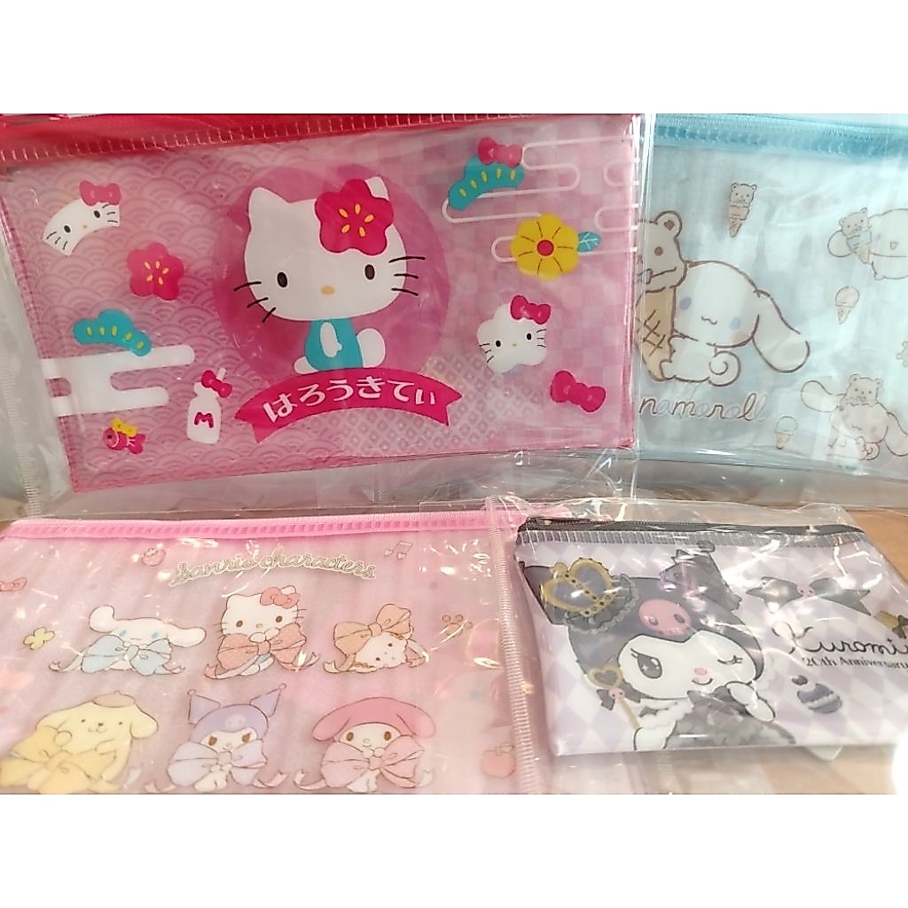 กระเป๋า​ใส่​เครื่อง​เขียน​Sanrio v.5​ นำเข้า​จาก​ญี่ปุ่น​แท้​100​%