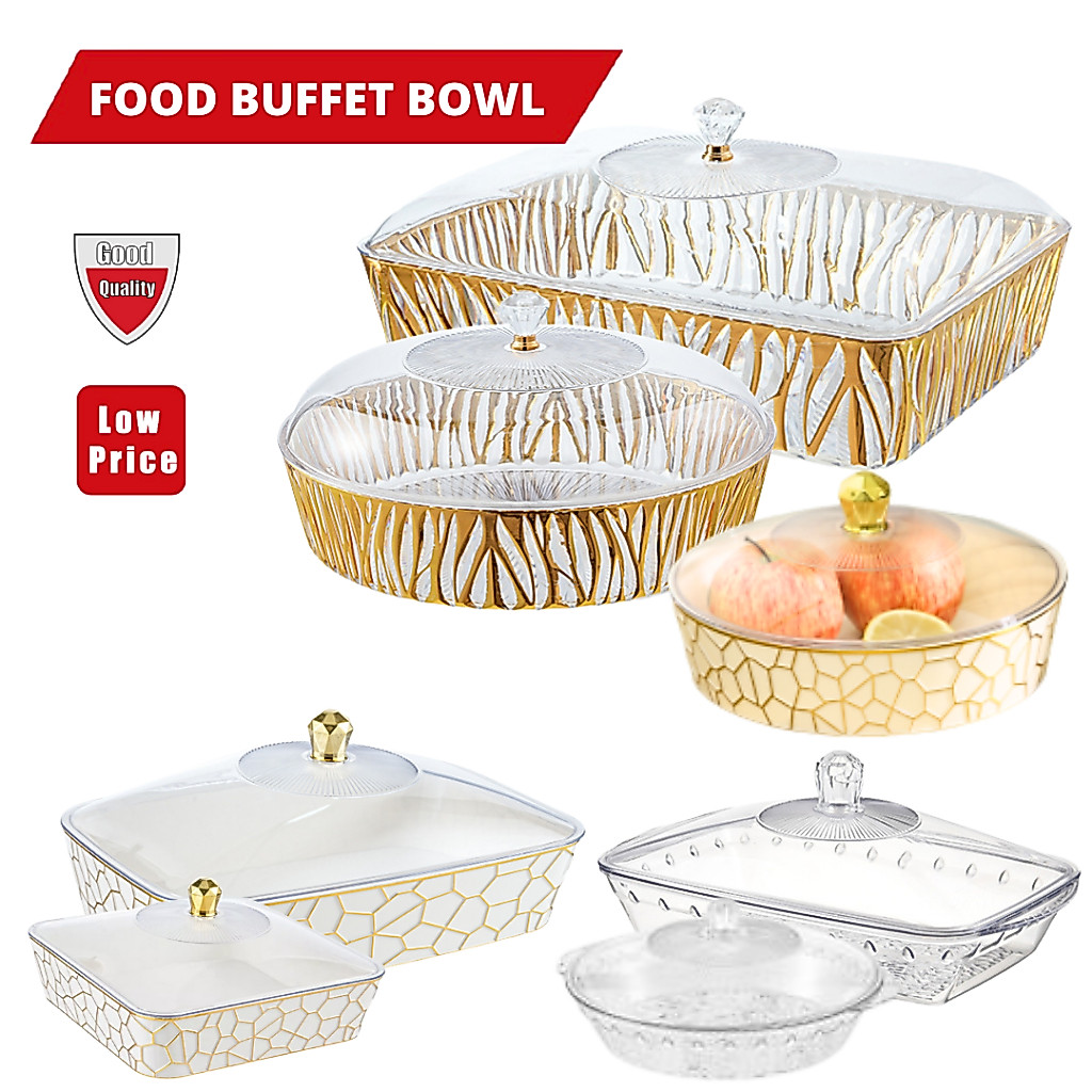 FOOD BUFFET SERVING TRAY BOWL