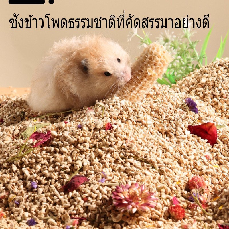 ซังข้าวโพดรองกรงแฮมสเตอร์ ดูดซับกลิ่น ระบายอากาศ แพ็คใหญ่ รูปที่ 4