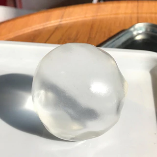สต็อกพร้อม | ลูกบอลบีบคลายเครียด Coconut Oil Squishy Ball นุ่มพิเศษ ใสเหมือนคริสตัล เด้งช้า ของเล่นคลายเครียด ของเล่นบีบมือ ASMR