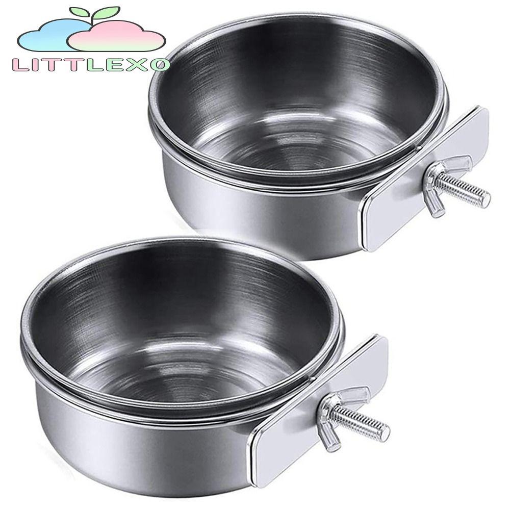 LITTLEX Bird Food Cup Cat Dog Bird Supplies Anti-gnawing สัตว์เลี้ยงกิจกรรมกล่องอาหารน้ํา Feeding