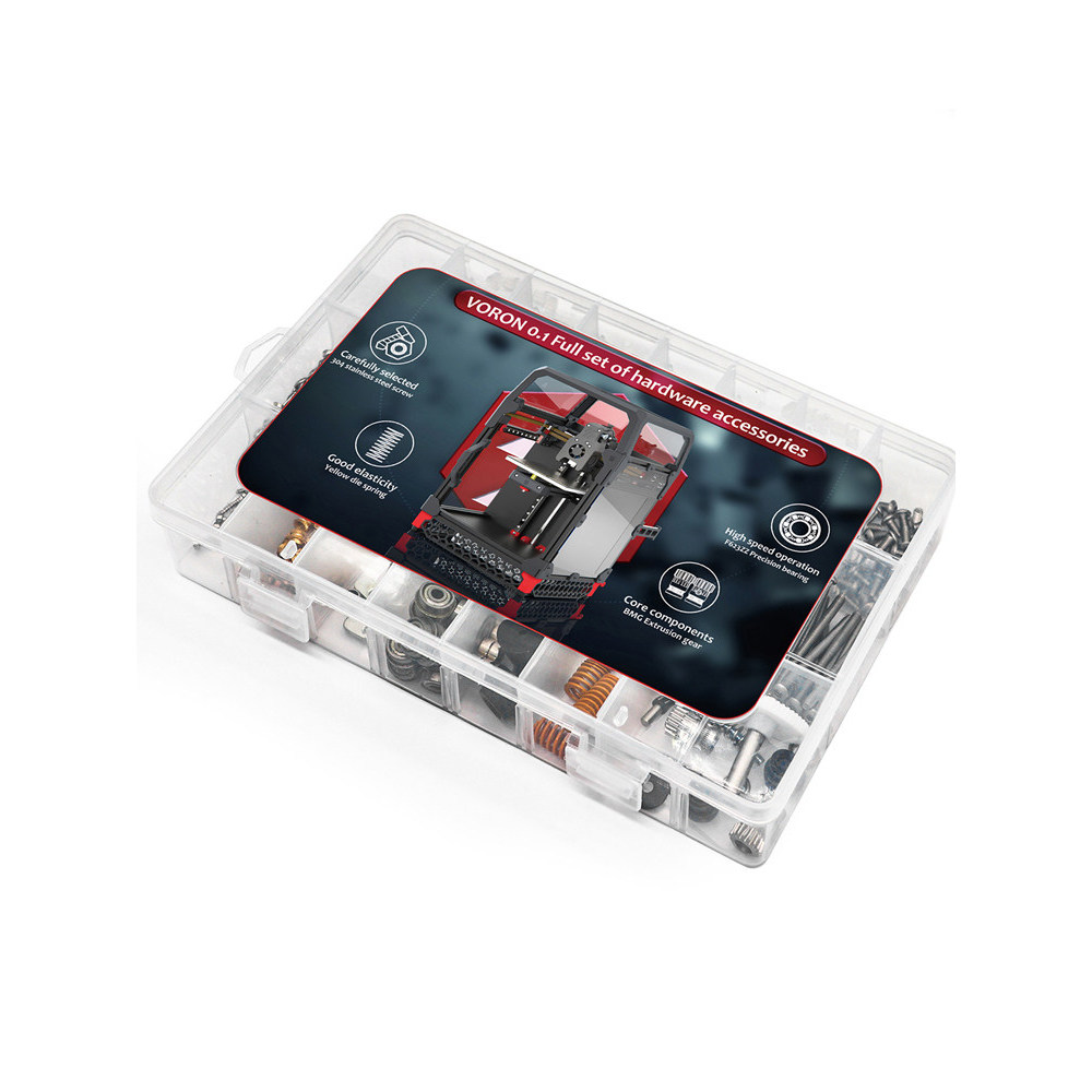 Voron 01 24 Trident ชุดสกรูรวมทั้งหมดฮาร์ดแวร์ Fastener เครื่องพิมพ์อะไหล่ Voron