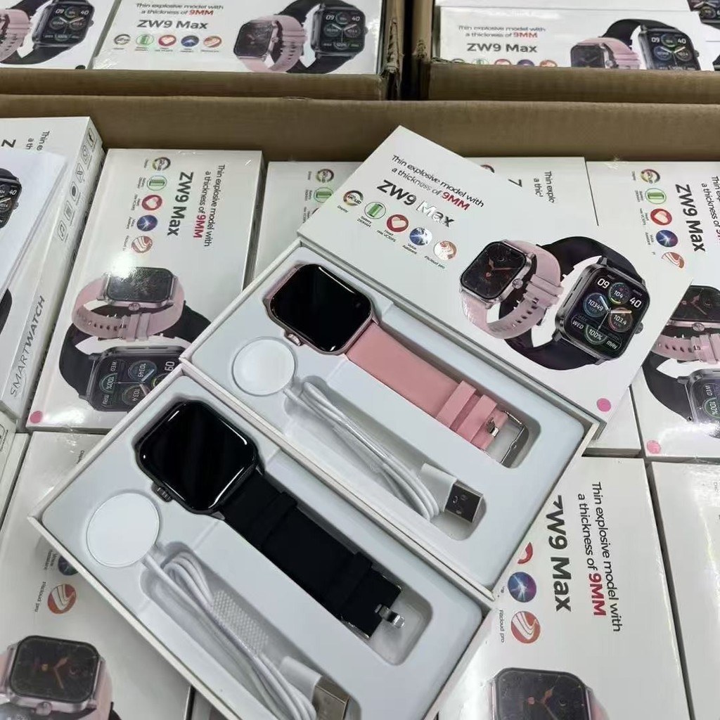 ใหม่ ZW9Max สมาร์ทวอท์ชบลูทูธโทรบางเฉียบกันน้ําอัตราการเต้นหัวใจจริงการตรวจจับห้องนั่งเล่นสร้อยข้อมื