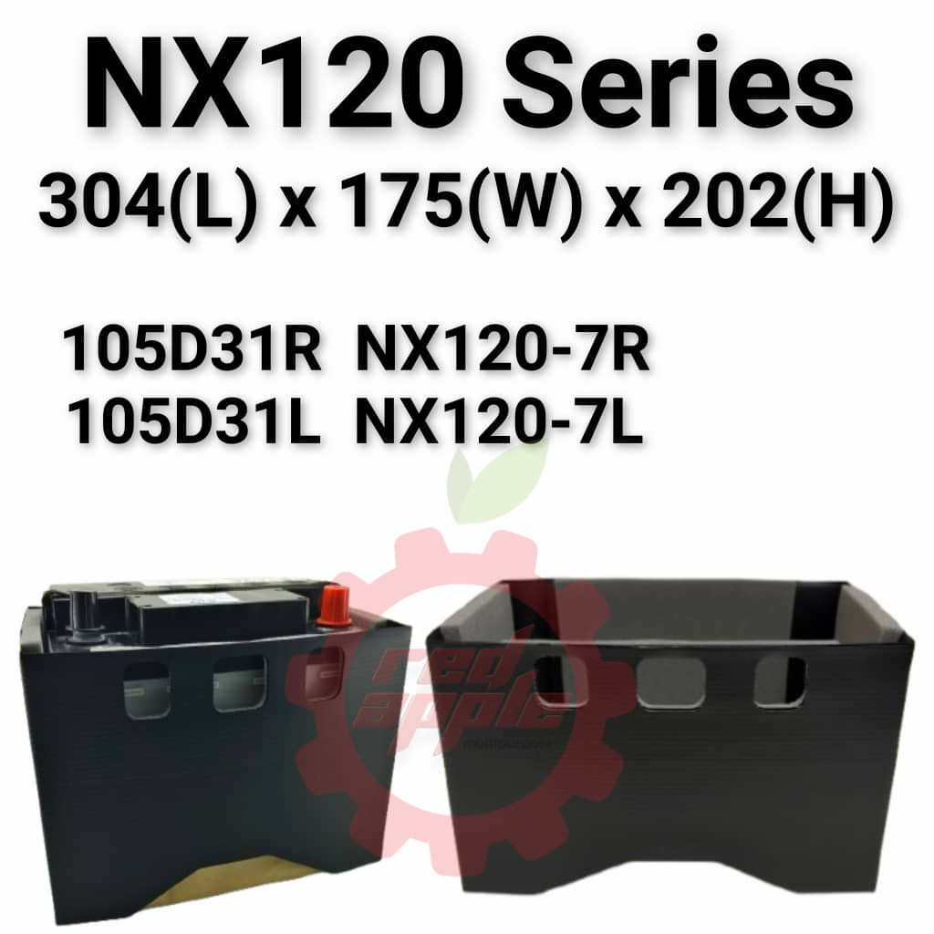 แบตเตอรี่ JACKET NX120 NX120-7L NX120-7R 105D31L 105D31R ฝาครอบป้องกันแบตเตอรี่รถยนต์ / ฝาครอบแบตเตอ