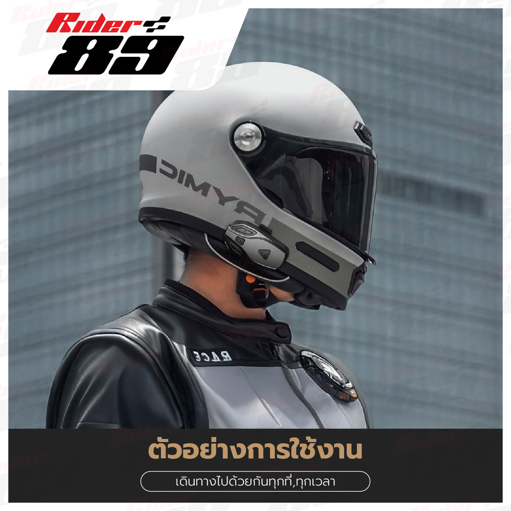 บลูทูธติดหมวกกันน็อค MOTOWOLF รุ่น BH1 หูฟังบลูทูธ 5.4 ราคา ถูกที่สุด ดีลบีเคเค แกลเลอรีภาพที่ 5