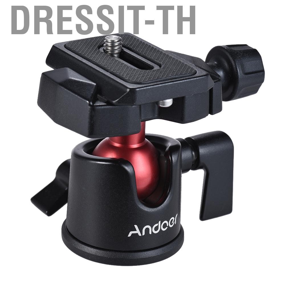 Dressit-th Dressit-th Andoer Mini Ball Head Ballhead Tabletop Trigen