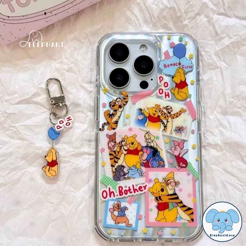 เคสไอโฟน 16 เหมาะสำหรับ IPhone 13 11 15 16 12 14 Pro Max 16 15 14 Plus เคสกราฟฟิตี้ลายการ์ตูนวินนี่เดอะพูห์สุดสร้างสรรค์ ราคา ถูกที่สุด ดีลบีเคเค แกลเลอรีภาพที่ 6