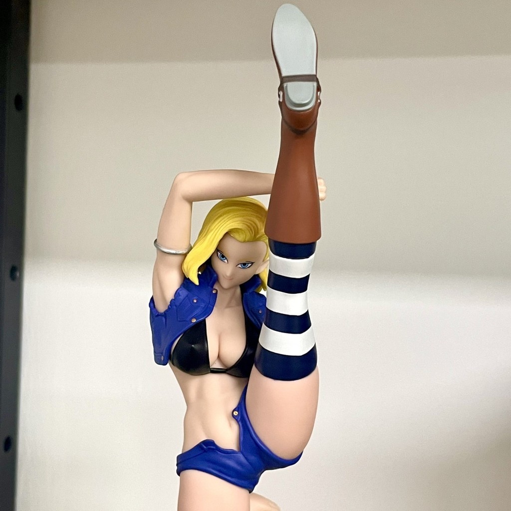 9WPC Dragon Ball Savage Man Kicking Leg No. 18 Limited Edition โมเดลที่แข็งแกร่ง Debut ตุ๊กตาโมเดลตก