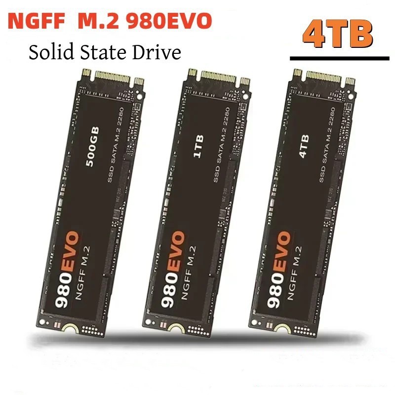 跨境高速M.2 NGFF 980EVO固态硬盘1TB 2TB 4TB笔记本电脑内存