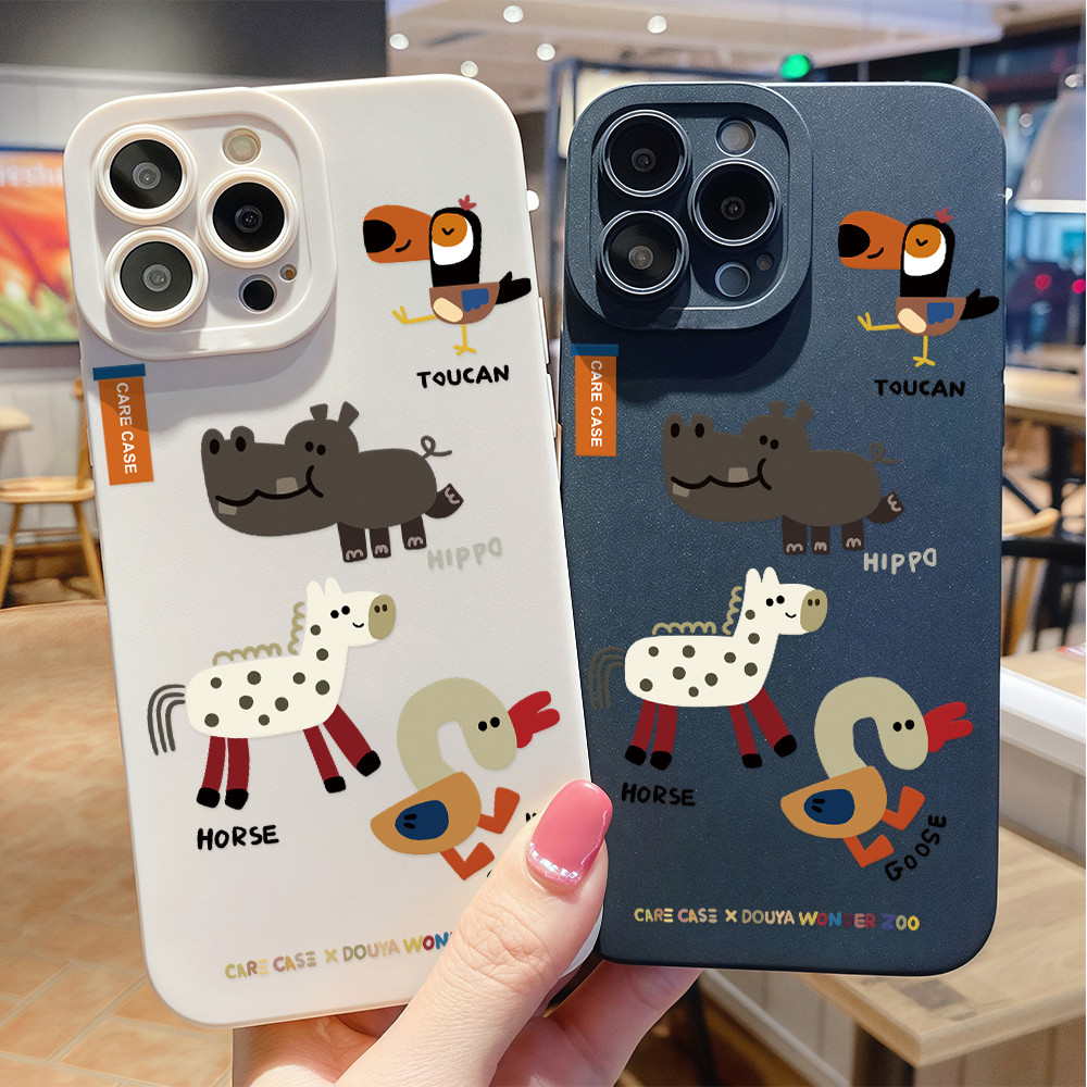 จัดส่งในพื้นที่ เคสโทรศัพท์มือถือTPU มีน้ำค้างแข็ง For VIVO V29 S7 Y75 V25 V25E Y200 Y200E Y10 Y15A 