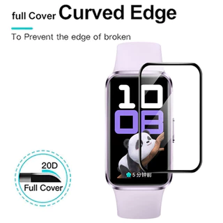 ฟิล์มแก้วนิรภัย 9D for Huawei Band 11/Pro 10 9 8 7 อุปกรณ์ป้องกันหน้าจออ่อน for Smartwatch Huawei Band 10 9 8 7 NFC