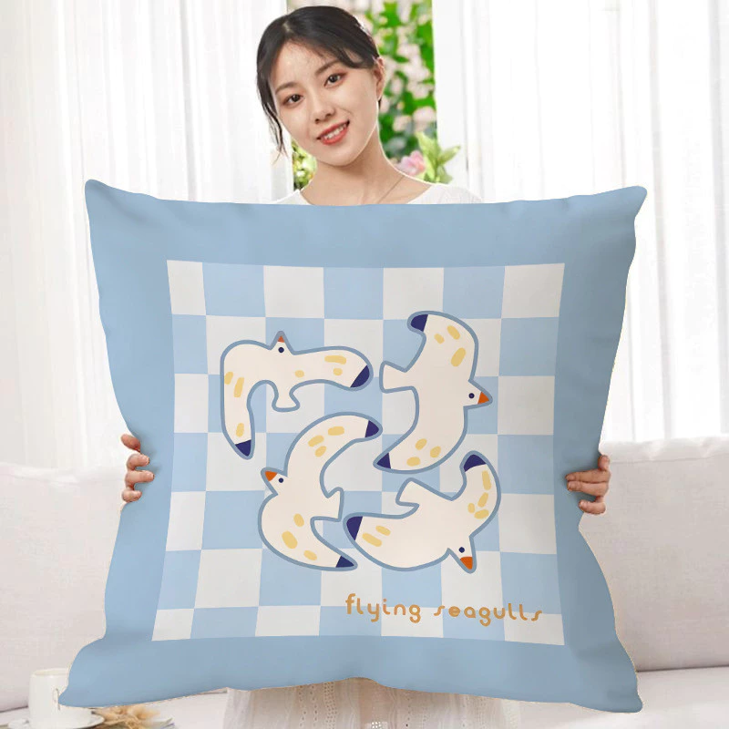 ปลอกหมอนโซฟา 45x45 ซม. ลายสองด้าน ผ้าขนนุ่ม thumbnail 10