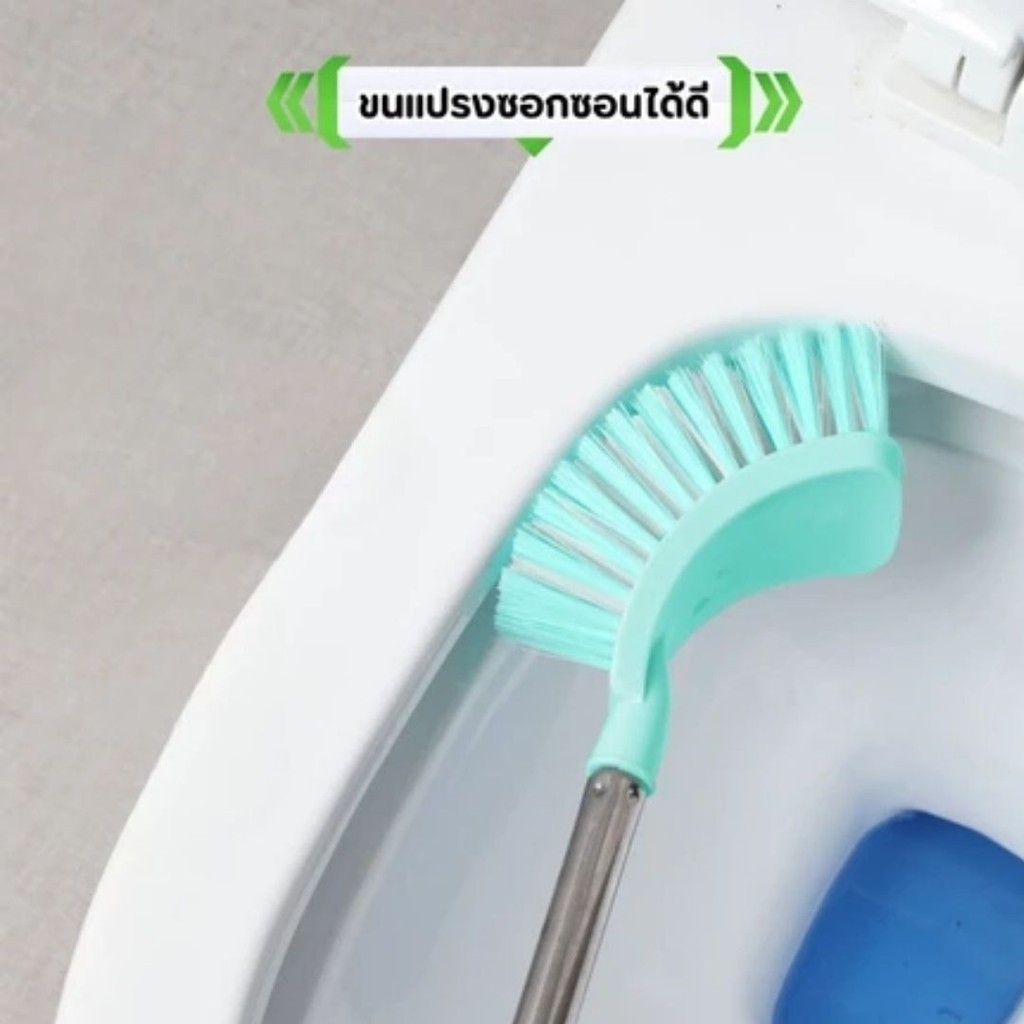 แปรงล้างห้องน้ำ  ของใช้ในห้องน้ำ แปรงขัดส้วม แปรงทำความสะอาด อเนกประสงค์  ขัดพื้น - รูปที่ 2