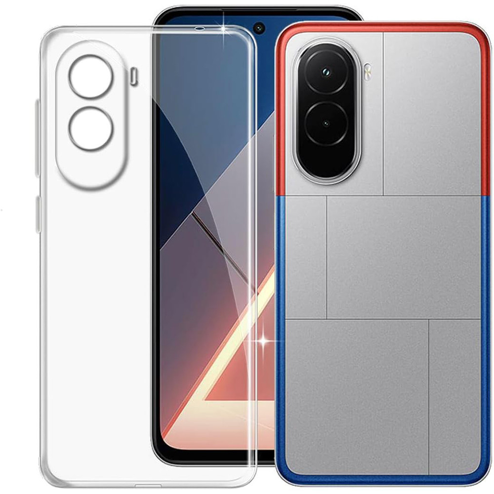 สําหรับ POCO M7 4G Ultra Thin Clear Soft TPU ป้องกันกล้องสําหรับ Xiaomi Poco M7 Pro X7 F7 Pro Ultra 