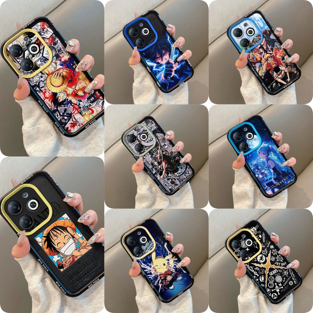 เคส Realme Note 70(4G)/Note 70T(4G)/NARZO 80LITE(4G) Pirate King Luffy, Solon และเคสโทรศัพท์การ์ตูนอนิเมะอื่นๆเหมาะสําหรับหลายรุ่น