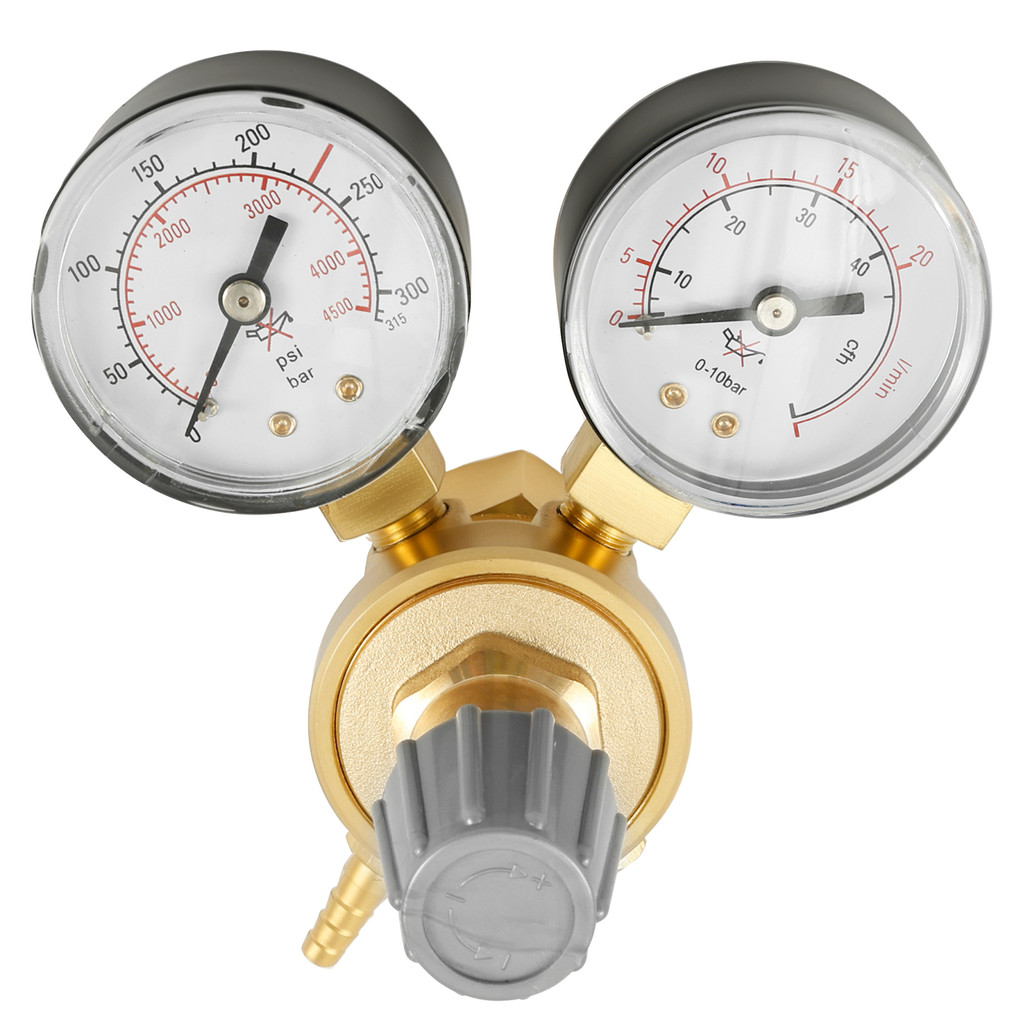 Argon CO2 Regulator ปรับ Mini Argon CO2 Regulator เครื่องวัดความดันสําหรับ Tig และ Mig เชื่อม SHOPSK