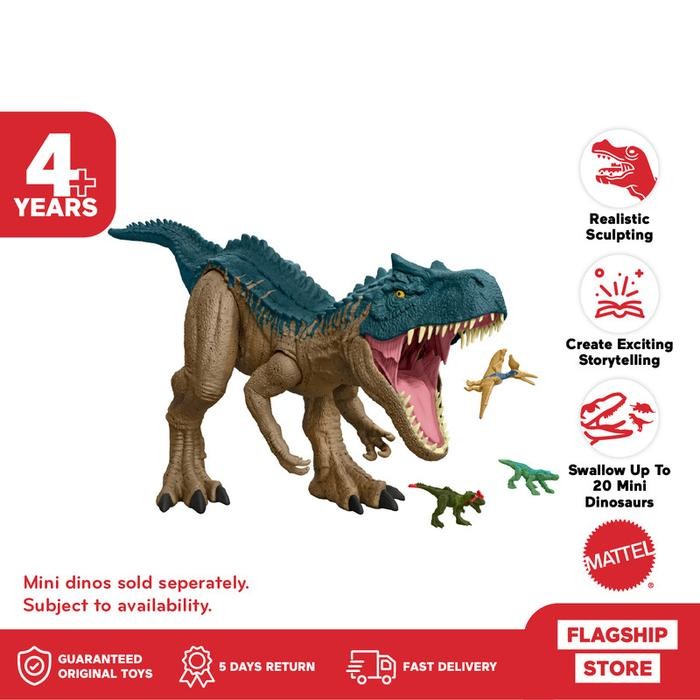 JURASSIC WORLD SUPER COLOSSAL ALLOSAURUS - ฟิกเกอร์แอ็คชั่นของเล่น V7SFRK4S1G