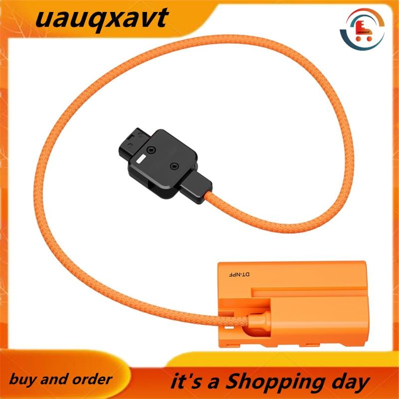 DT-NPF NPF Dummy แบตเตอรี่สาย NP-F970 F960 F950 F770 F750 F570 F550 D-Tap ภายนอกแหล่งจ่ายไฟ