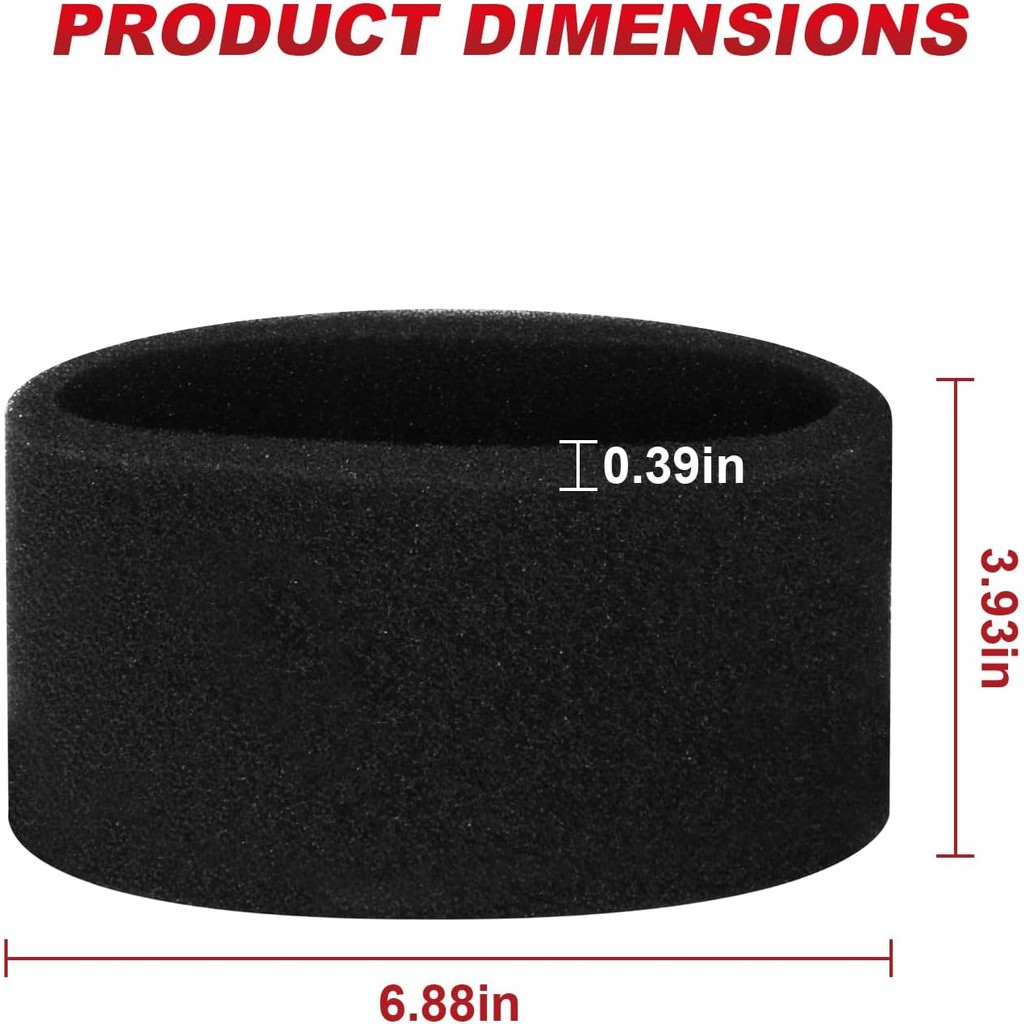 49-90-2015 ฟองน้ํากรองสําหรับ 49-90-1900 HEPA ตัวกรองสูญญากาศใช้งานร่วมกับ Milwaukee ไร้สาย M18 2 แก