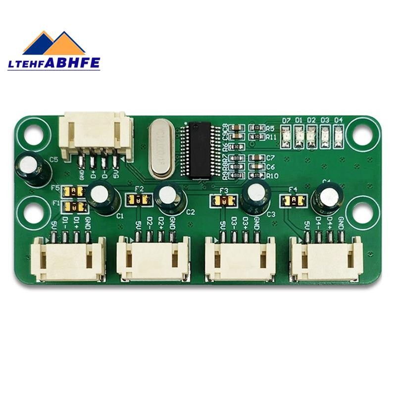 [ขายร้อน L]USB2.0 HUB PH2.0 อินเทอร์เฟซรุ่น 1 ถึง 4 พอร์ต USB HUB โมดูลไดร์เวอร์ฟรี USB Splitter 1 ถ