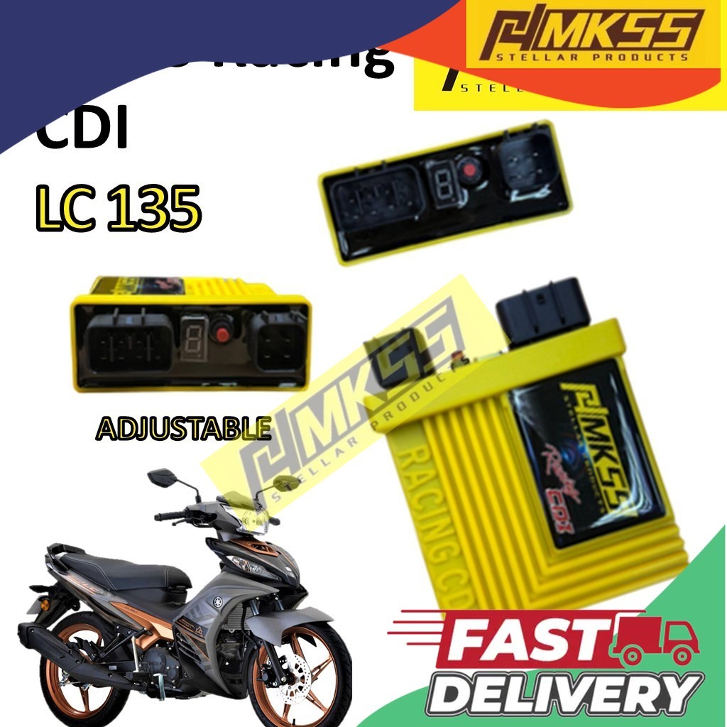 DURIANKING RACING CDI LC RACING LC135 NO LIMIT ADJUSTABLE MAP PNP BUANG CUT OFF LC 135