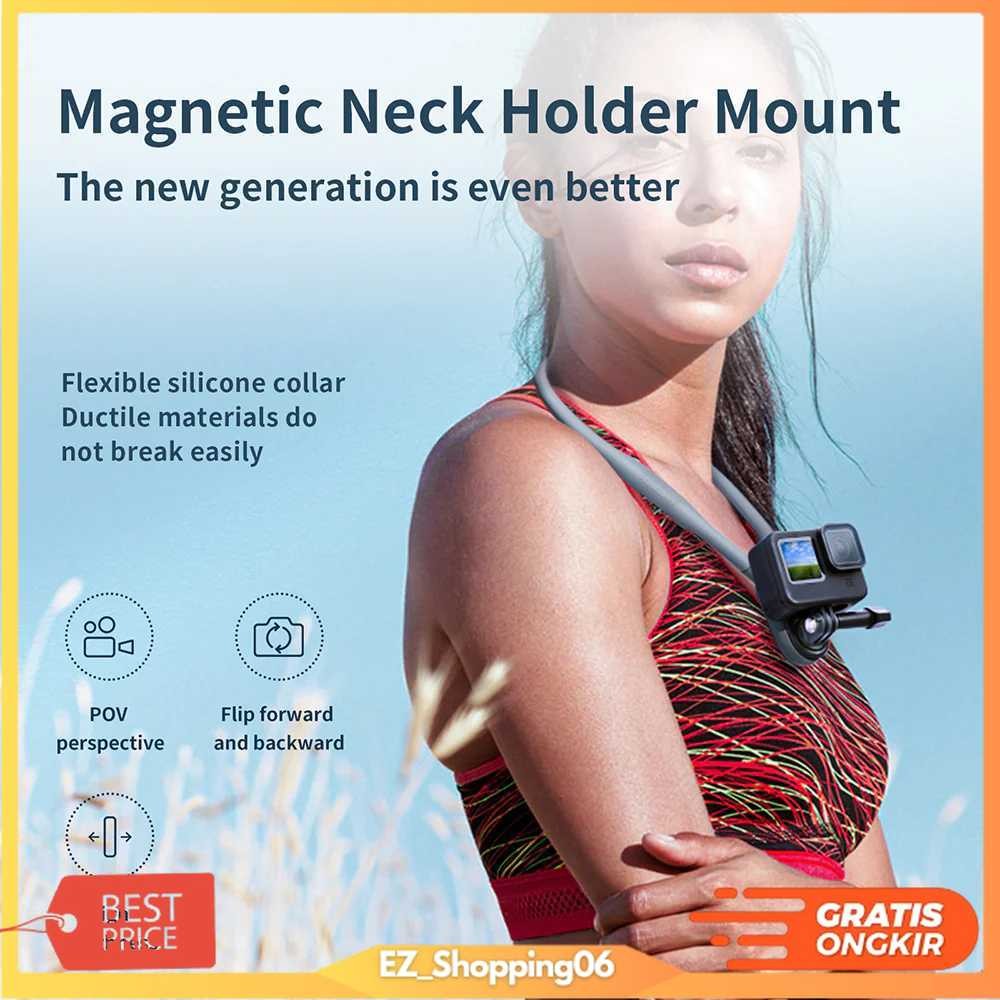 TELESIN ที่ยึดคอแม่เหล็กสําหรับสมาร์ทโฟน GoPro - TE-HNB-002