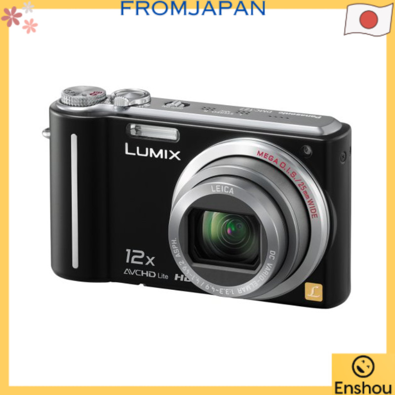 FromJapan[USED]Panasonic Digital Camera LUMIX TZ7 Black DMC-TZ7-K