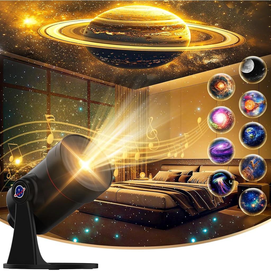 2026 อัพเกรดGalaxy Projector Light Star Projector Planetarium 4K HD 10-in-1 สําหรับห้องนอน Aurora Pr