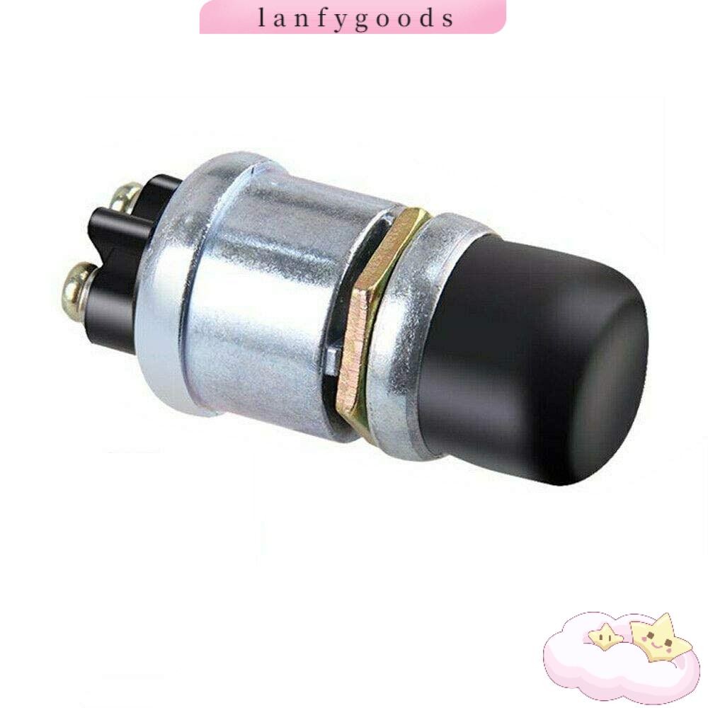 LANFYGOODS สวิตช์ปุ่มกด, สวิตช์ติดตามเรือรถยนต์กันน้ํา, สตาร์ทเครื่องยนต์แตรคุณภาพสูง 50A 12V