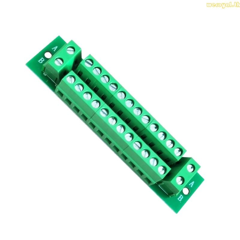 Weroyal Solderless Docking Screw Terminal Block Connector Plug Green Terminal Block