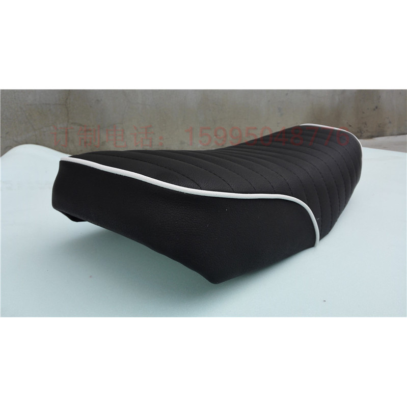 GN125/GN250 รถจักรยานยนต์ Retro ดัดแปลงเบาะรองนั่ง 53 ซม. 63 ซม.รุ่นสั้นเบาะรองนั่ง cafe Retro ดัดแป