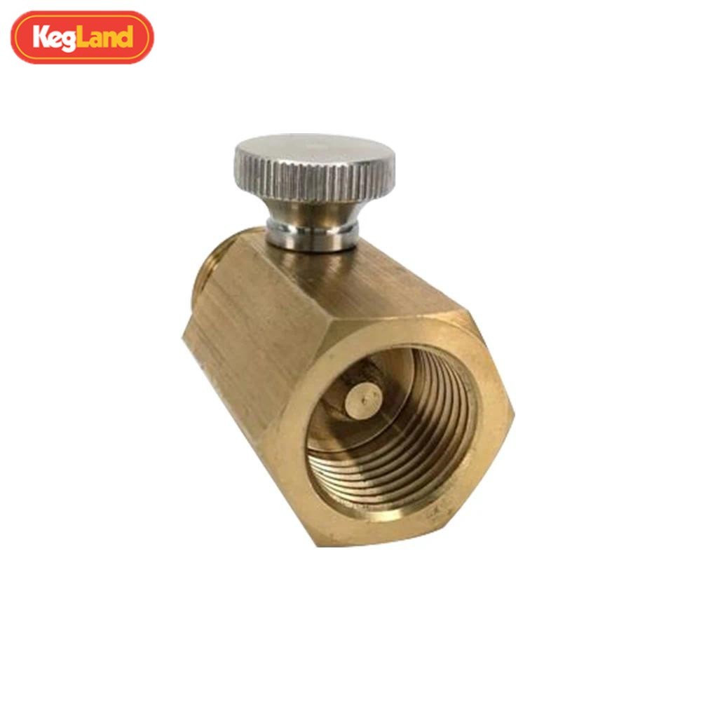 อะแดปเตอร์ทรงกระบอก Kegland Deluxe Sodastream (พร้อมการปรับพิน) (ด้าย EU) ครัวโฮมบรูว์