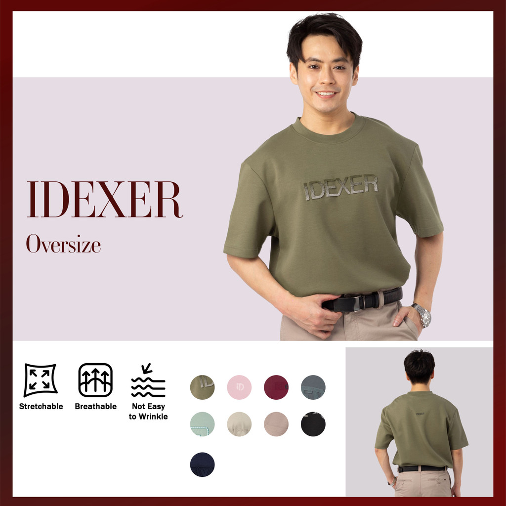 IDEXER เสื้อยืด Lelaki Oversize ID0433 ID0434 ID0435 ID0436 ID0437 ID0438 ID0439 ID0440 ID0441