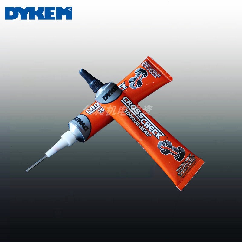 สหรัฐอเมริกา Dykem CROSS CHECK ซีลแรงบิด83314 แรงบิดสีส้ม Anti-Usurprise ดัดแปลงครีมโลโก้หลวม