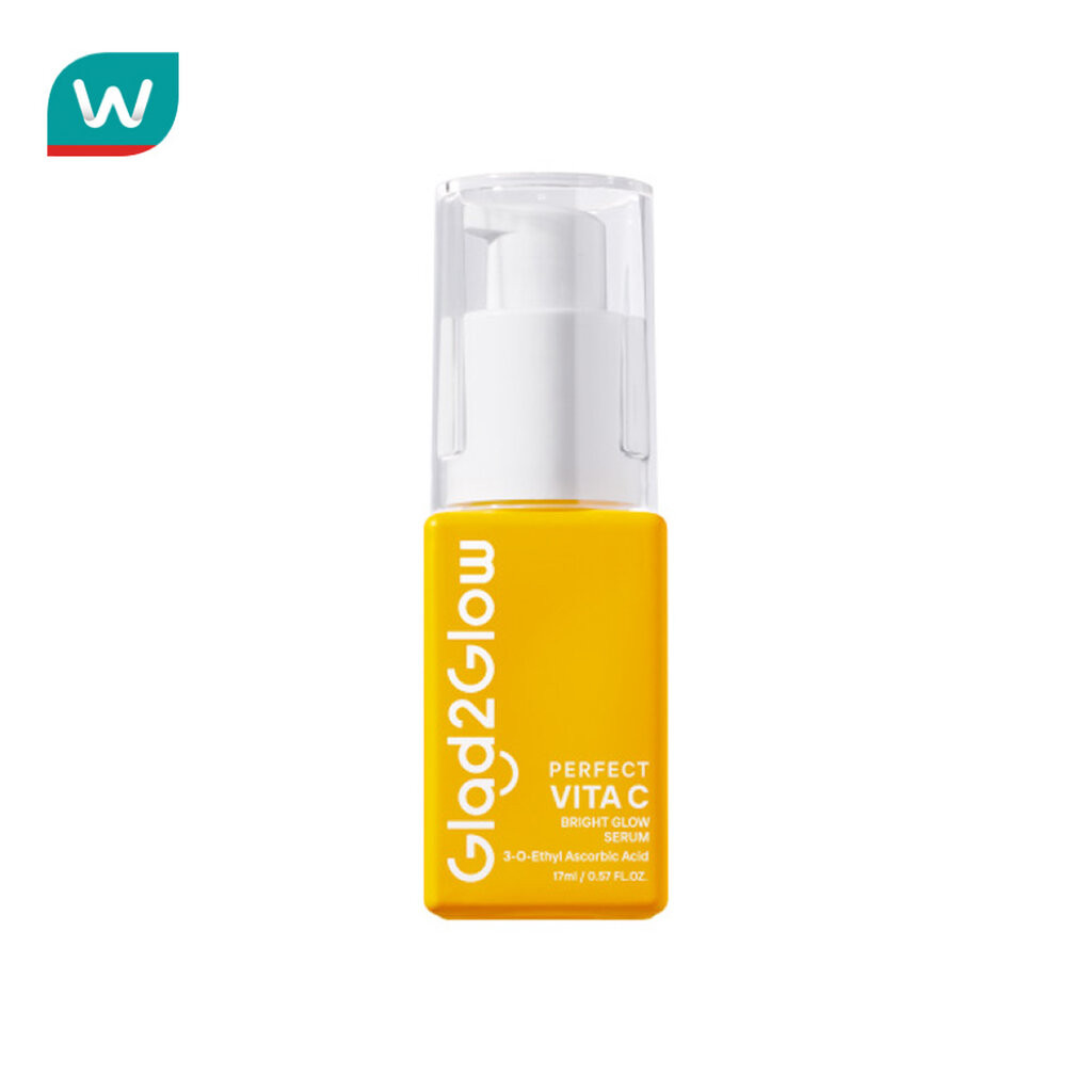 Glad2Glow แกลดทูโกลว์ เซรั่ม เพอร์เฟค วีต้า ซี ไบร์ท โกล์ว 17 มล.