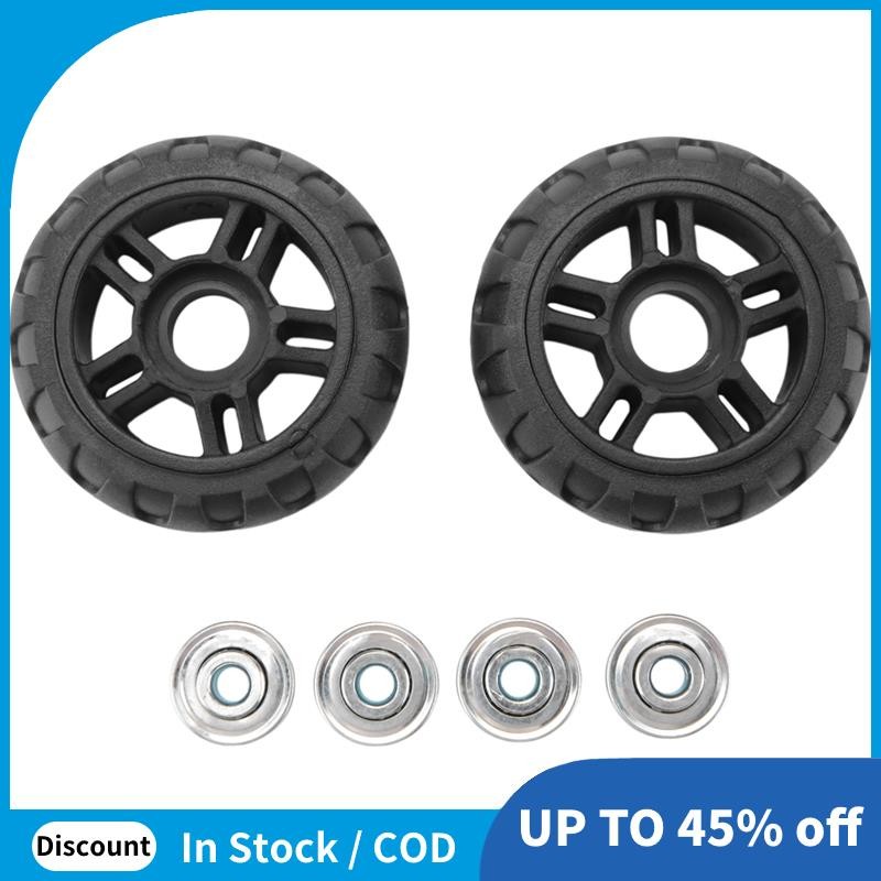 ล้อกระเป๋าเดินทาง 1 คู่กระเป๋าเดินทางเปลี่ยนอะไหล่ล้อเพลา Deluxe Repair Deluxe เครื่องมือซ่อมแซมล้อ