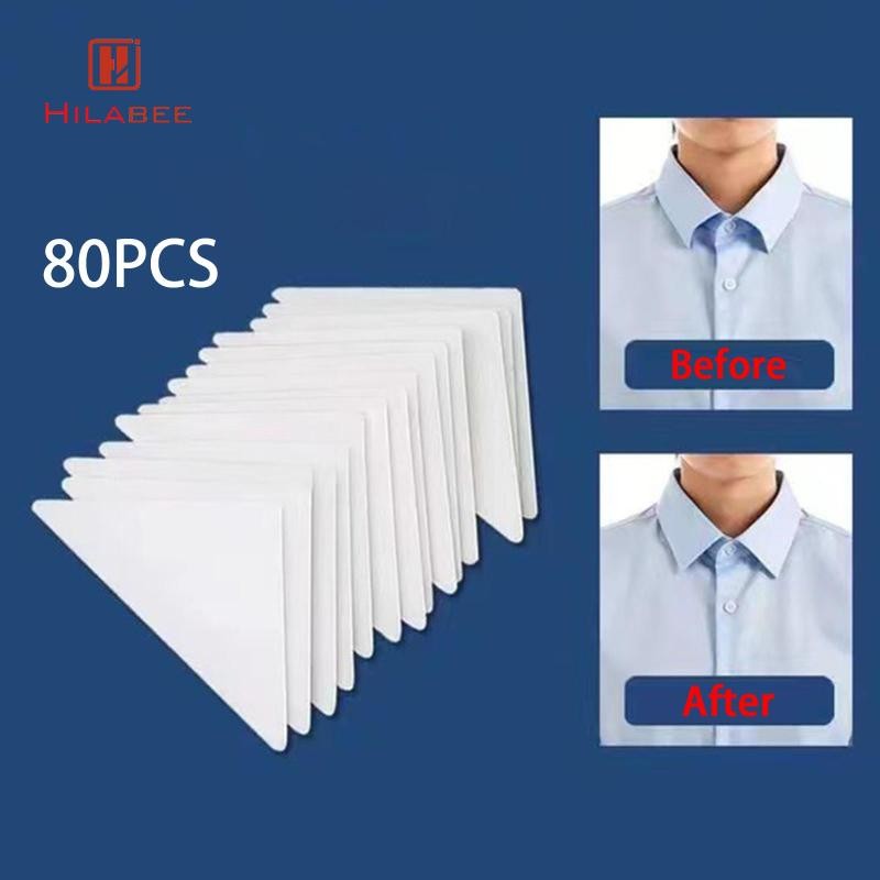 [hilabee] เสื้อคอ Stays น้ําหนักเบา, Edge Shapers, สติ๊กเกอร์พยุงคอสําหรับเสื้อคอปกผู้ชายผู้หญิงชุด