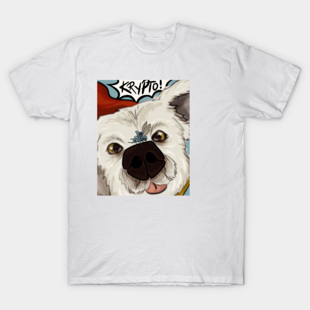 เสื้อยืด Vintage Superman Krypto T-Shirt แท้ Cotton 100% การ์ตูน แฟชั่น สีดำ ใส่เดินทาง