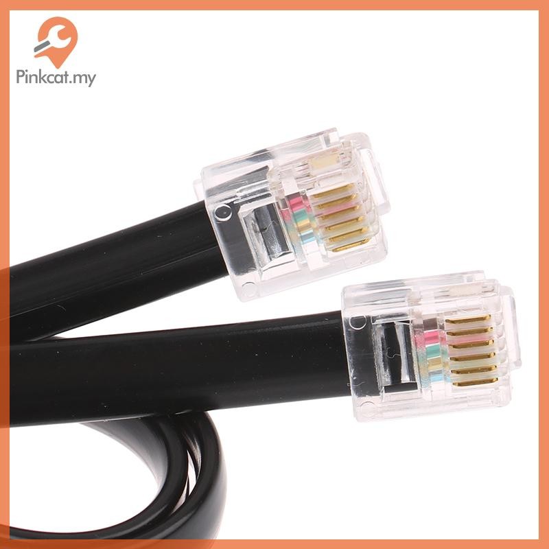 Pinkcat RJ12 6P6C ST-4 ST4 Autoguide กล้องสําหรับ Ioptron Auto Guide iEQ30 Ieq45 Kabel คริสตัลหัวโทร
