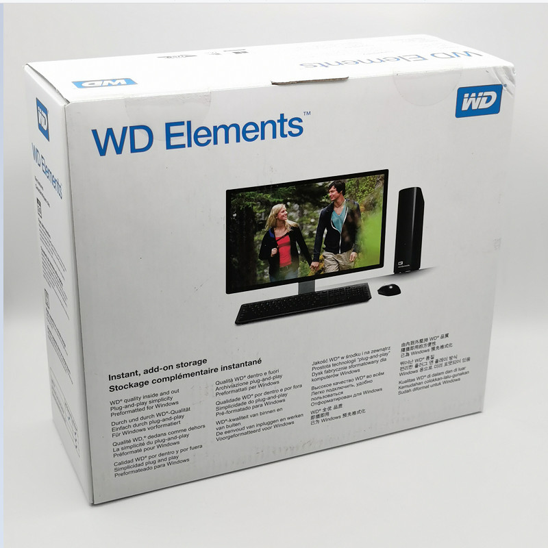 WD/Shiba Hard Hardware Elements 10T mybook 8T 12T 14T 动法式桌盘面盘10TB
