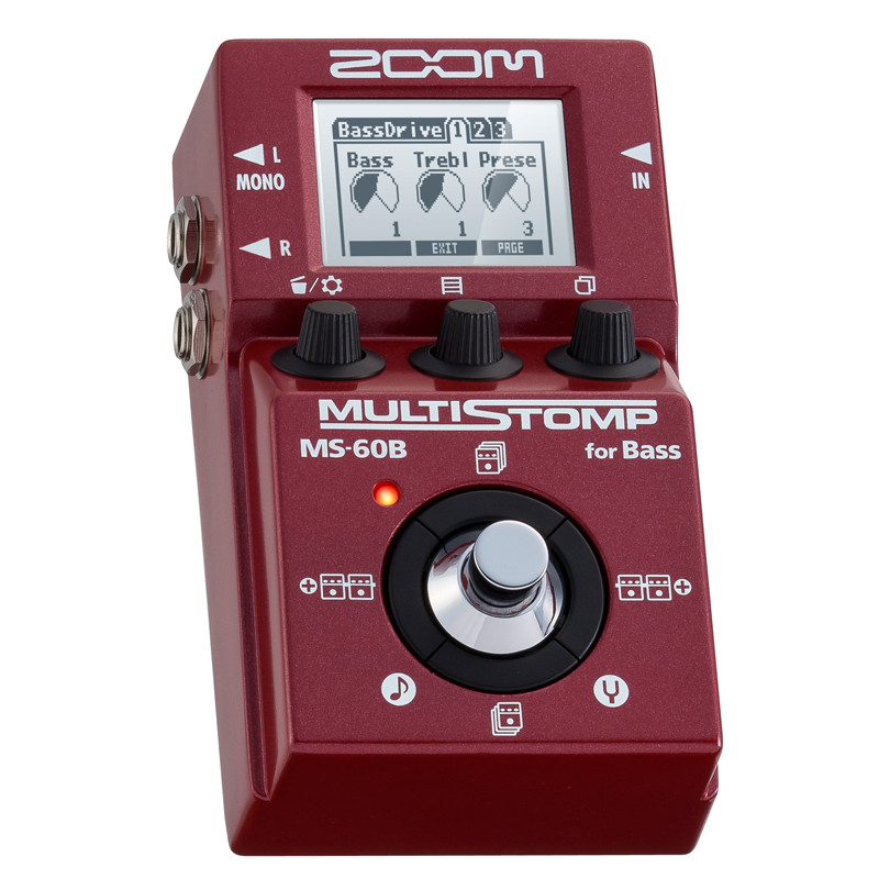 ZOOM MS50G MS60B MS70CDR เอฟเฟกต์กีตาร์ไฟฟ้า เอฟเฟกต์เบสไฟฟ้า