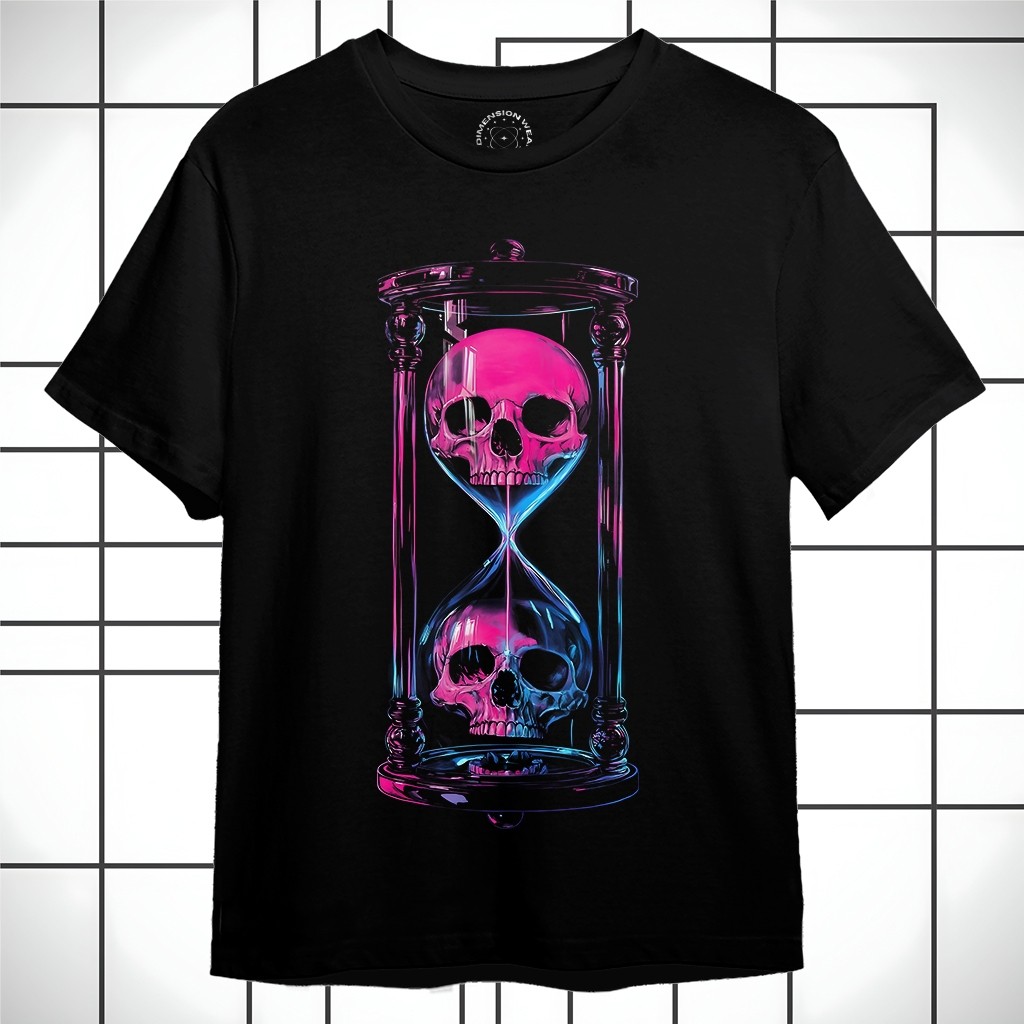 เสื้อยืด 3DD Temporal Skulls Premium Distro - DM1212