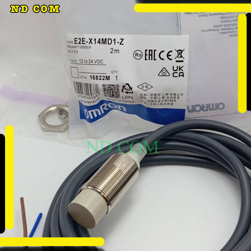 E2E-X14MD1-Z  2สาย ของใหม่ พร้อมส่ง หัว16mm ออกบิลได้ คุ้มมาก
