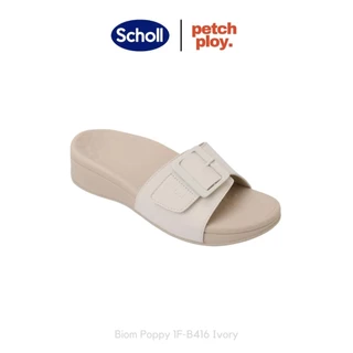 Scholl รุ่น Biom Poppy 1F-B416 รองเท้าสกอลล์ของแท้ รองเท้าสุขภาพ สวมใส่สบายและทนทาน